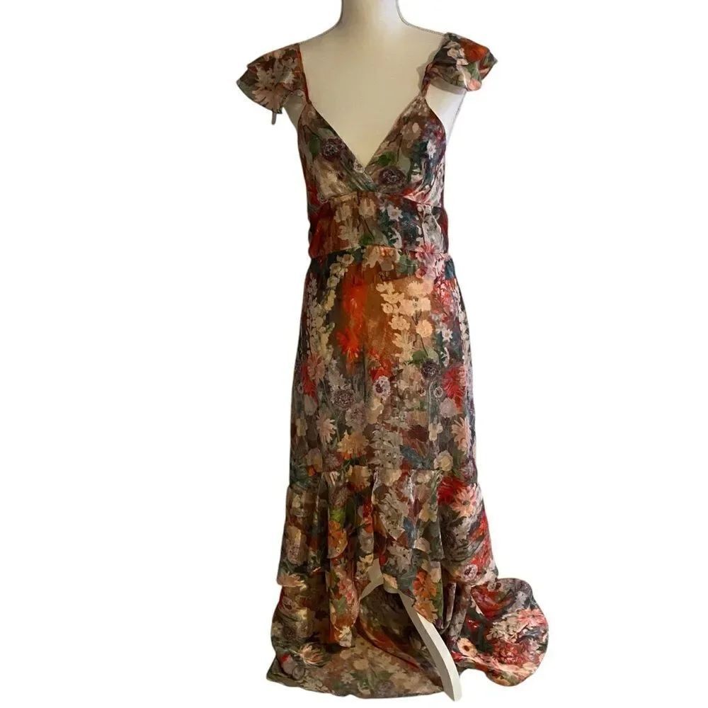 COPY - Hutch Coley Floral Dress Gown Size 6 - Picture 6 of 10